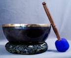 35cm Hand Hammered White Tara Jambati Singing Bowl G Note
