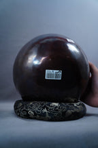 35cm Hand Hammered White Tara Jambati Singing Bowl G Note