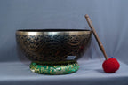 SB-0098944cm Feet Etched Grounding Singing Bowl C Note