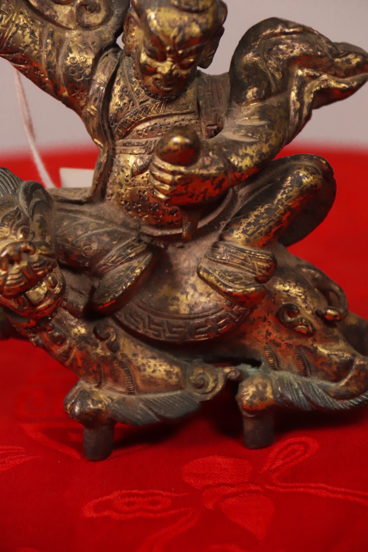 Copper Dorje Lakpa Statue for Powerful Spiritual Protection
