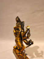 Side Angle Profile of Dancing Ganesha Statue