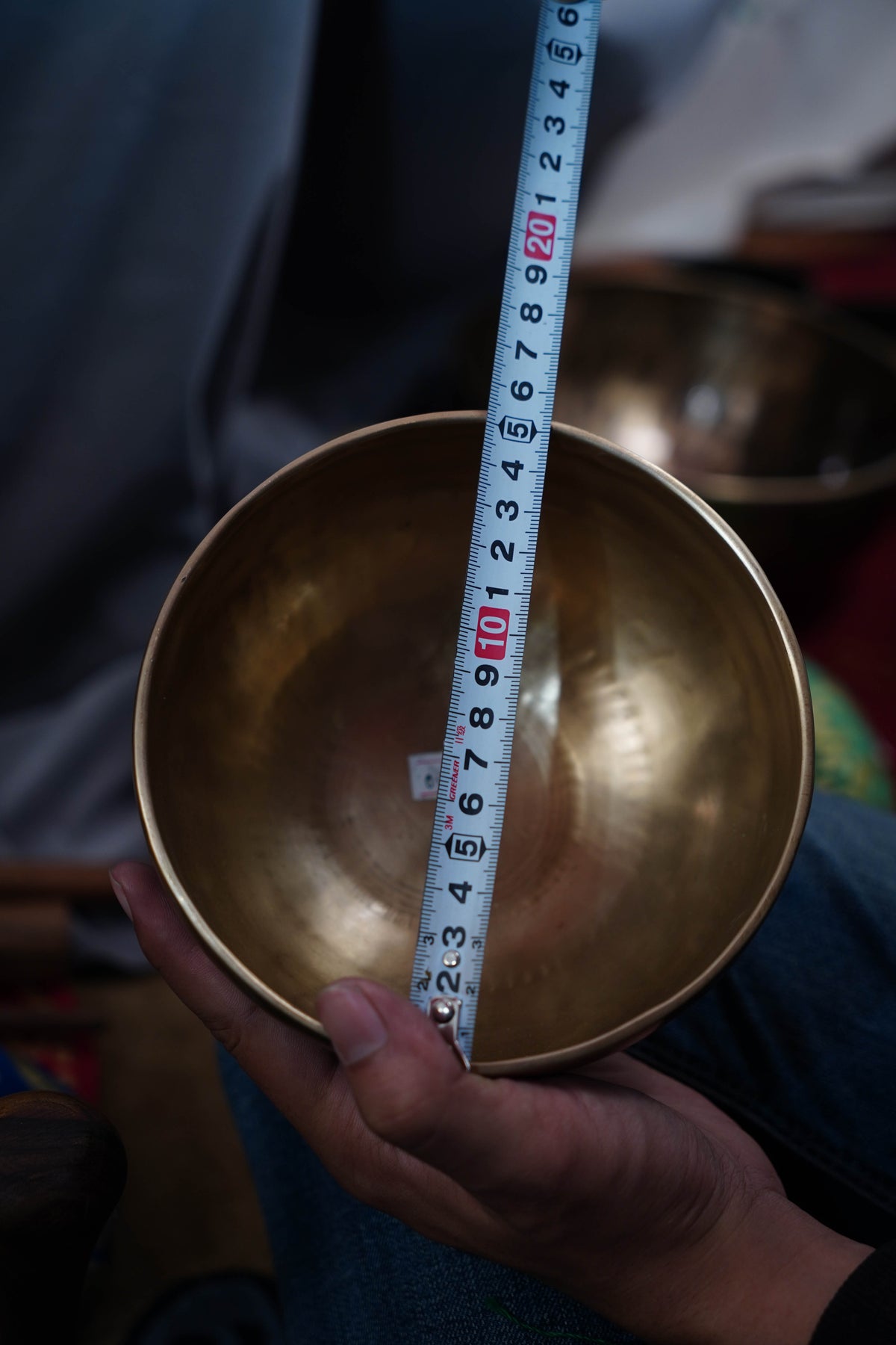 Dim Plain Jambati Singing Bowl
