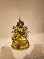 Handcrafted Copper Green Tara Statue (34 cm)