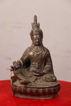 Handcrafted Copper Guru Rinpoche Statue (19 cm)