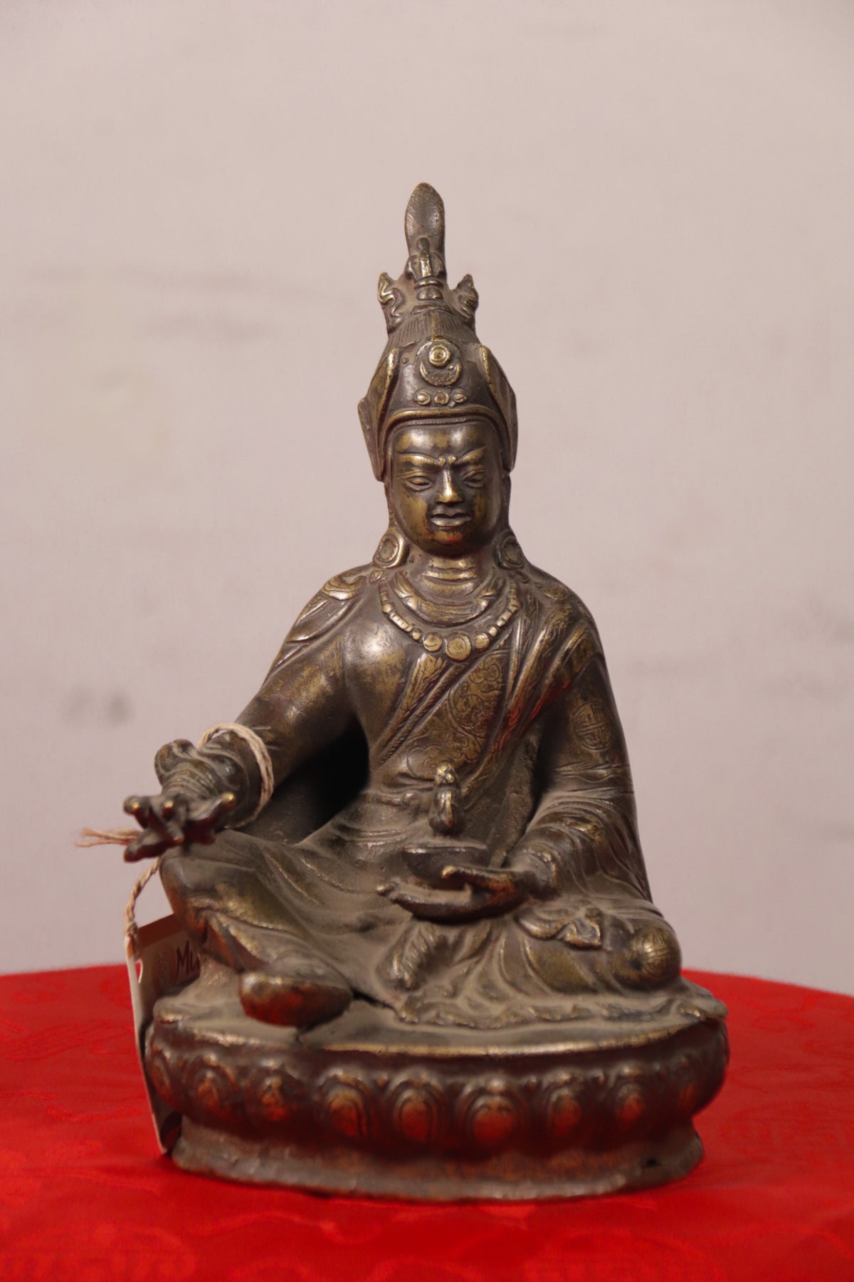 Handcrafted Copper Guru Rinpoche Statue (19 cm)