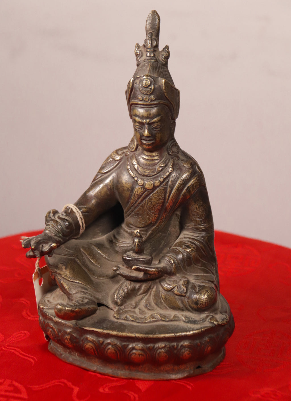 Handcrafted Copper Guru Rinpoche Statue (19 cm)