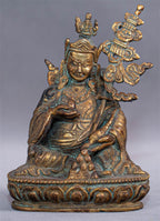 Handcrafted Copper Guru Rinpoche Statue (11 cm)