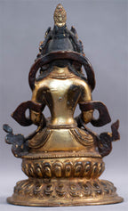 Handcrafted Antique Amitayus Statue (20 cm)