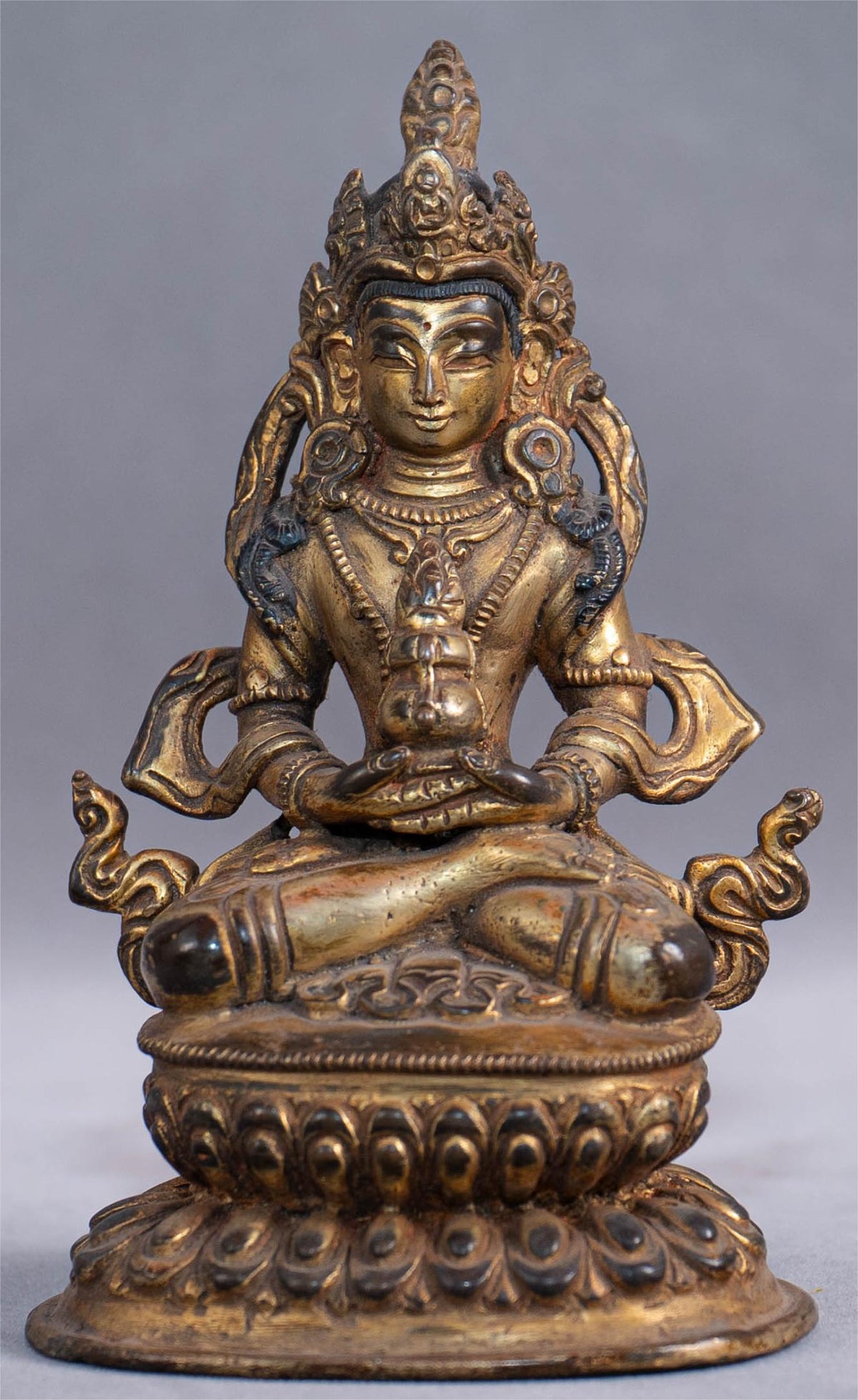 Handcrafted Antique Amitayus Statue (20 cm)