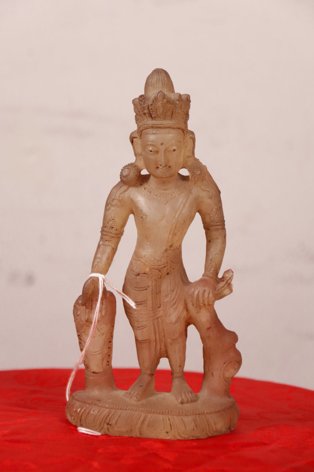 Handcrafted Crystal Lokeshwor Statue (19 cm)