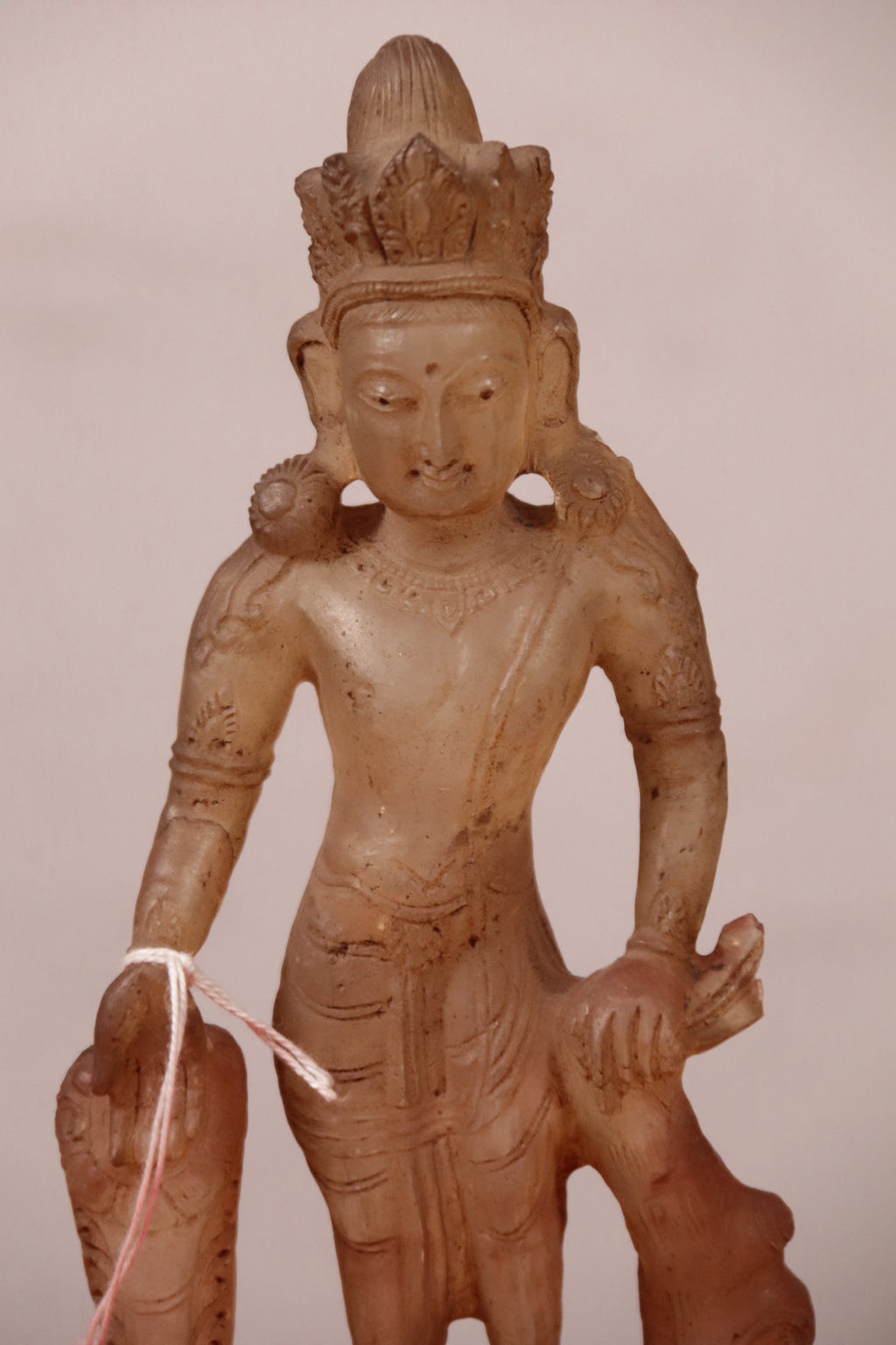 Handcrafted Crystal Lokeshwor Statue (19 cm)