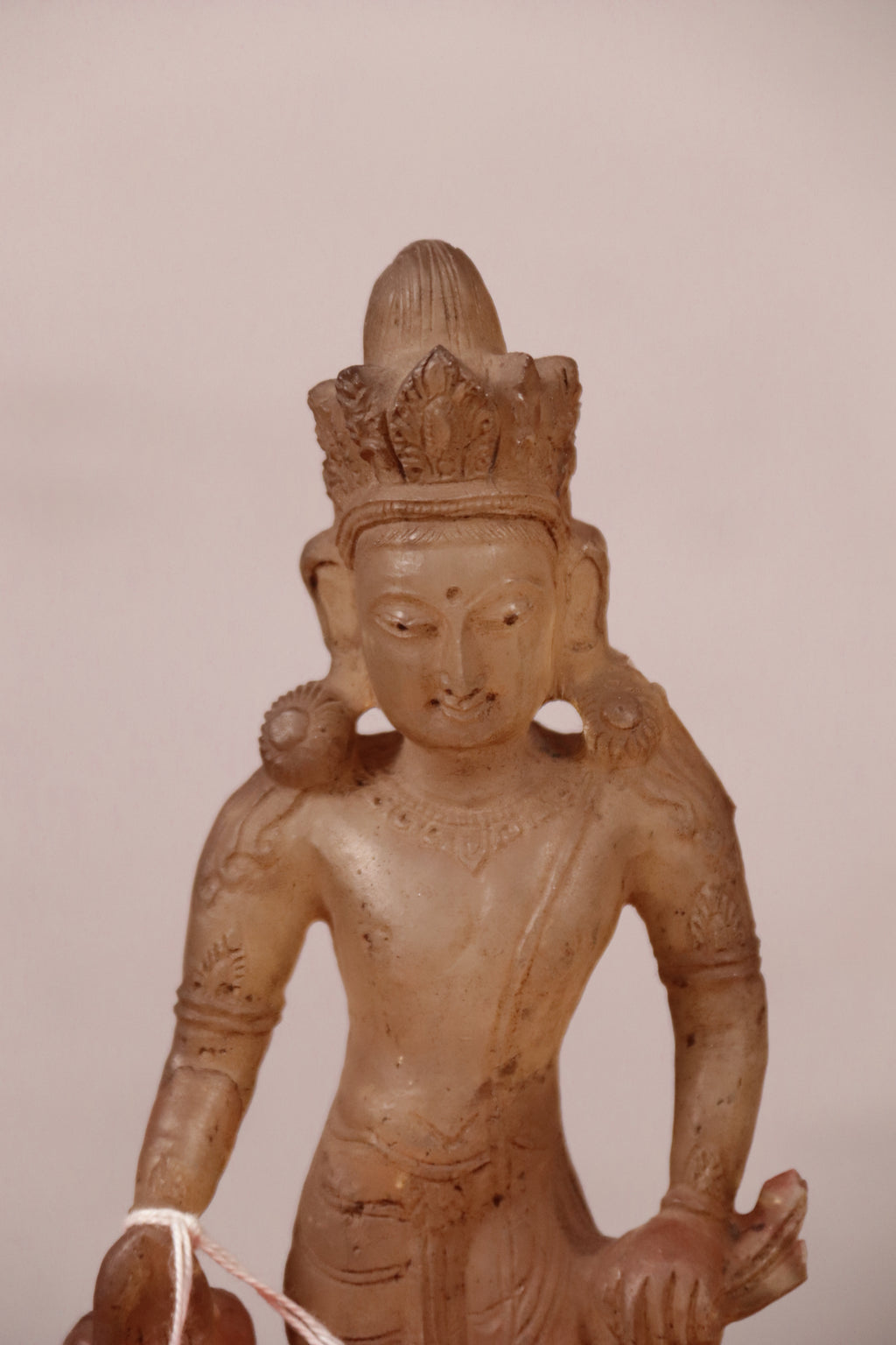Handcrafted Crystal Lokeshwor Statue (19 cm)