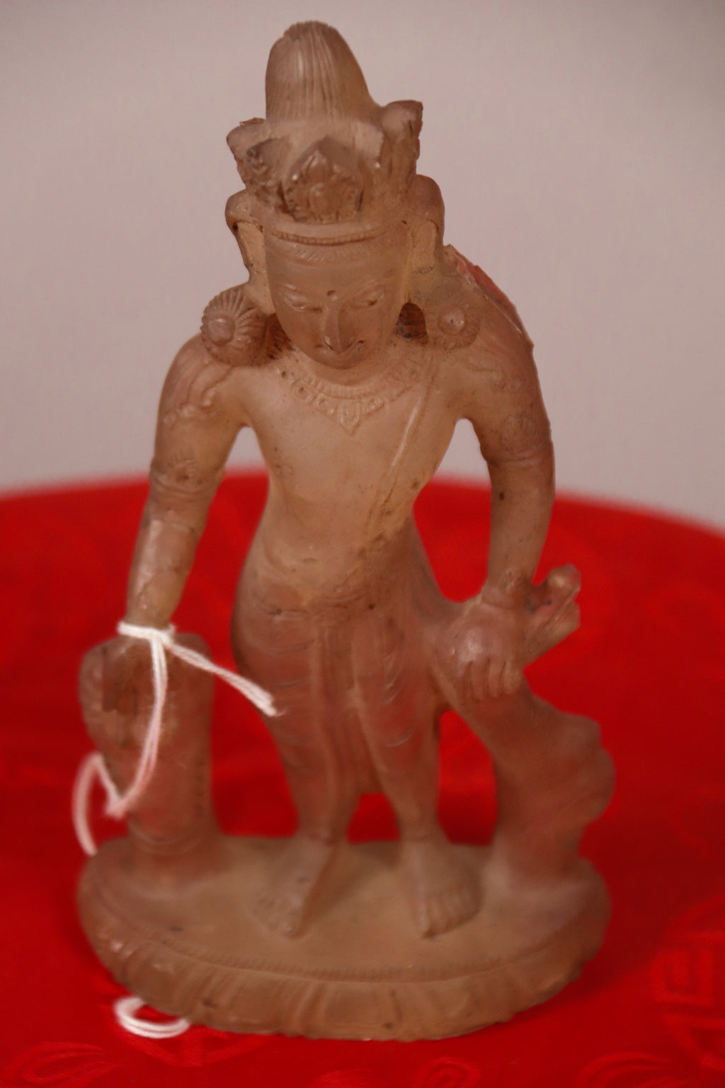 Handcrafted Crystal Lokeshwor Statue (19 cm)