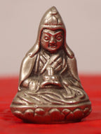 Handcrafted Miniature Metal Guru Statue (4.5 cm)