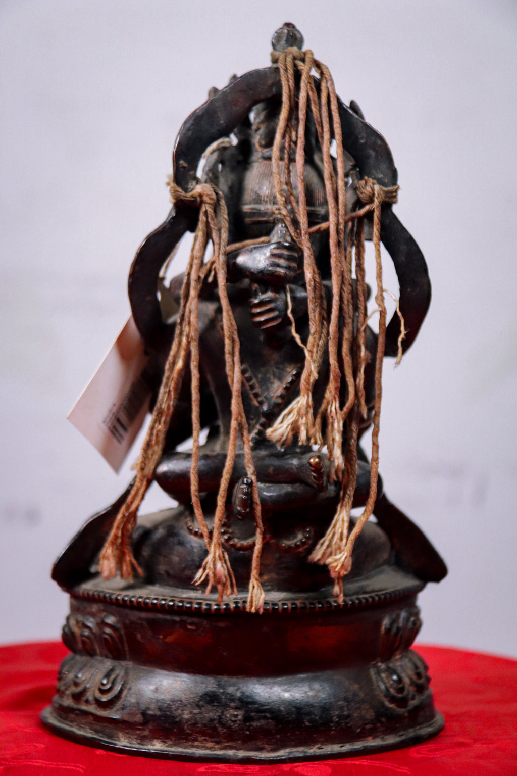 Handcrafted Copper Vajradhara with Consort Statue (23 cm)