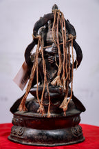 Handcrafted Copper Vajradhara with Consort Statue (23 cm)