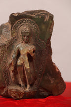 Lokeshwor (Chenrezig) Black Stone Statue for Compassion and Healing