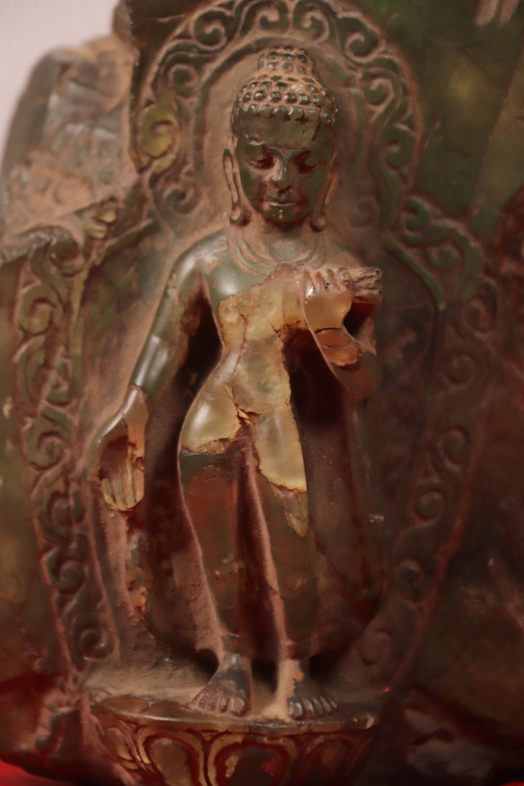 Lokeshwor (Chenrezig) Black Stone Statue for Compassion and Healing
