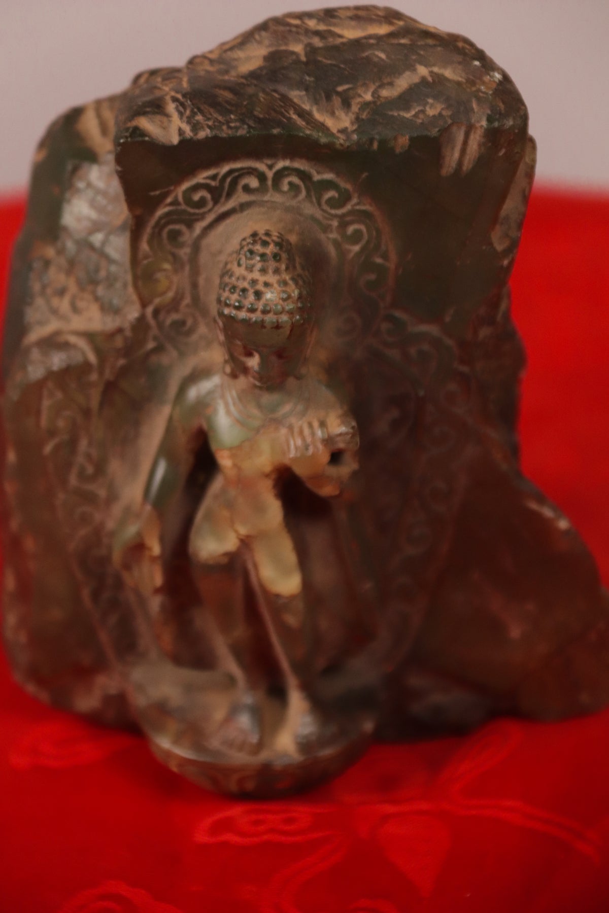 Lokeshwor (Chenrezig) Black Stone Statue for Compassion and Healing