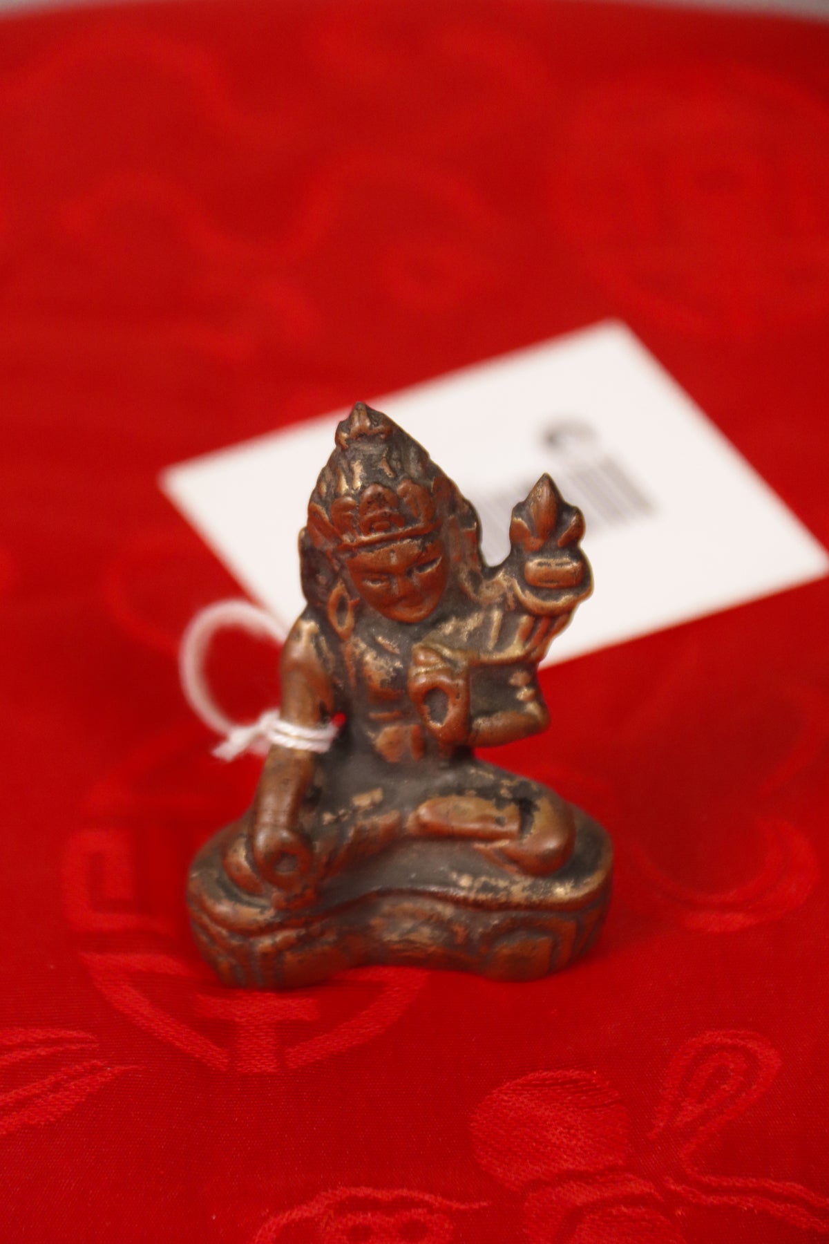 White Tara Copper Statue for Healing and Longevity