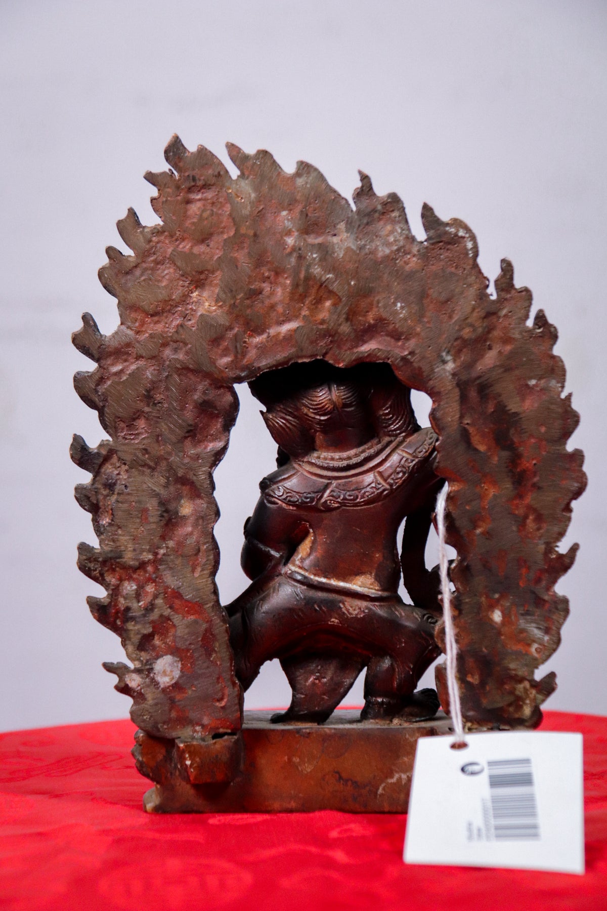 Vajrapani Dark Copper Statue (18 cm)