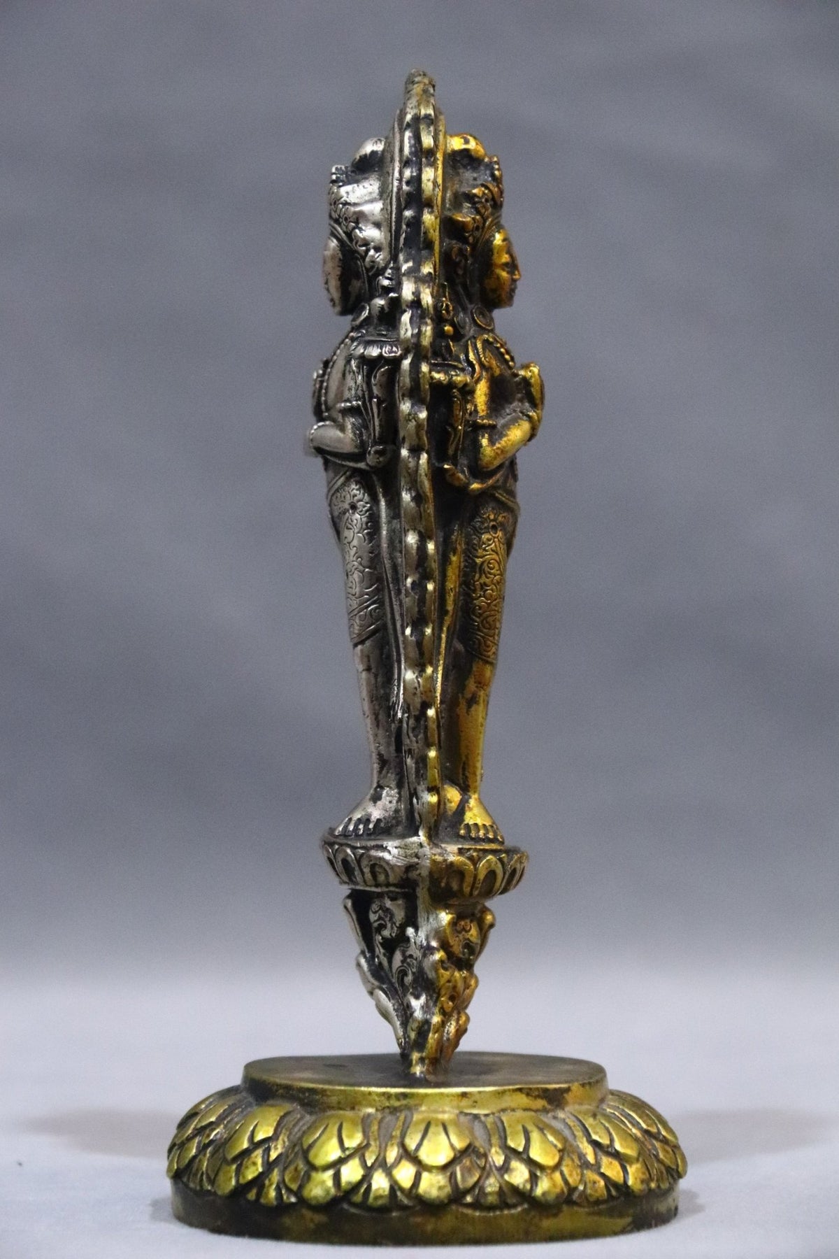 ST-00123Lokeshwor Handcrafted Double-Sided Statue (18 cm)