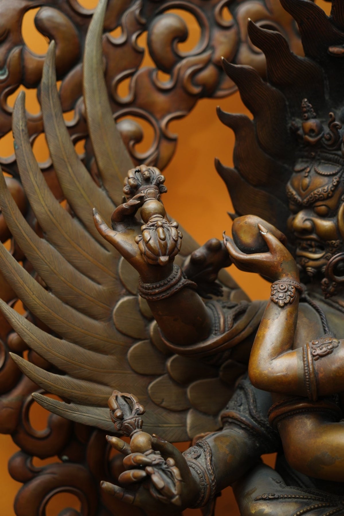 ST-00080Masterpiece Copper Vajrakilaya Statue (92 cm)