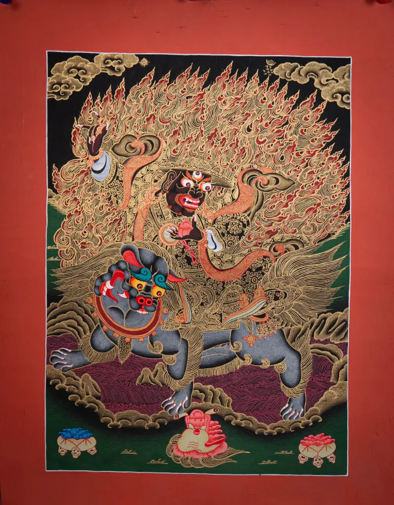 Dorje Legpa Thangka (The Fierce Protector of the Dharma)