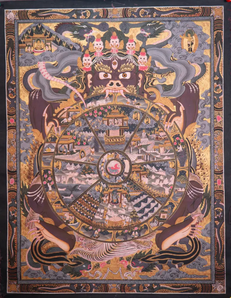 Wheel of Life Thangka – The Mandala of Samsara