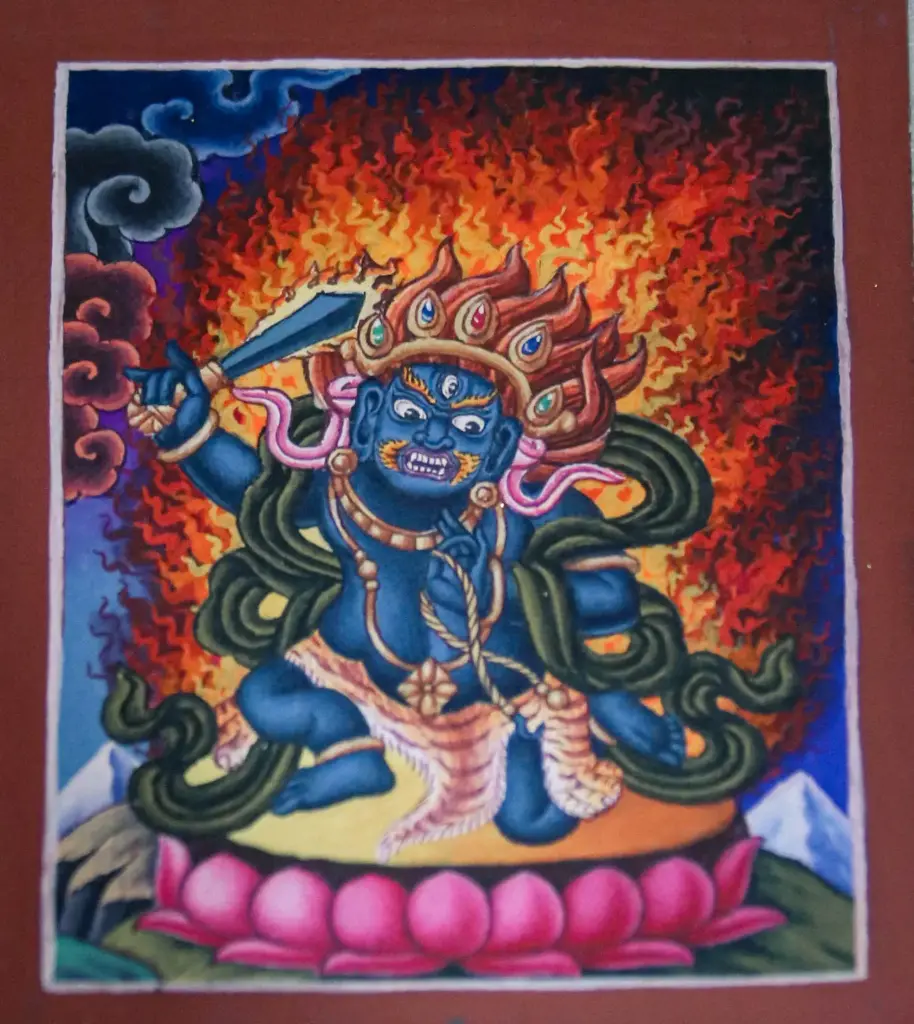 Achala Ghau Thangka – Miniature Protector – Immovable Power