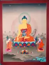 Shakyamuni Buddha with Disciples – Karma Gadri Style