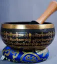Black Double Vajra Bowl – Pure Tone – Unshakeable Stability