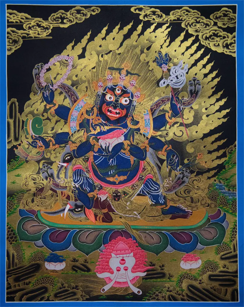 Six-Armed Mahakala Thangka