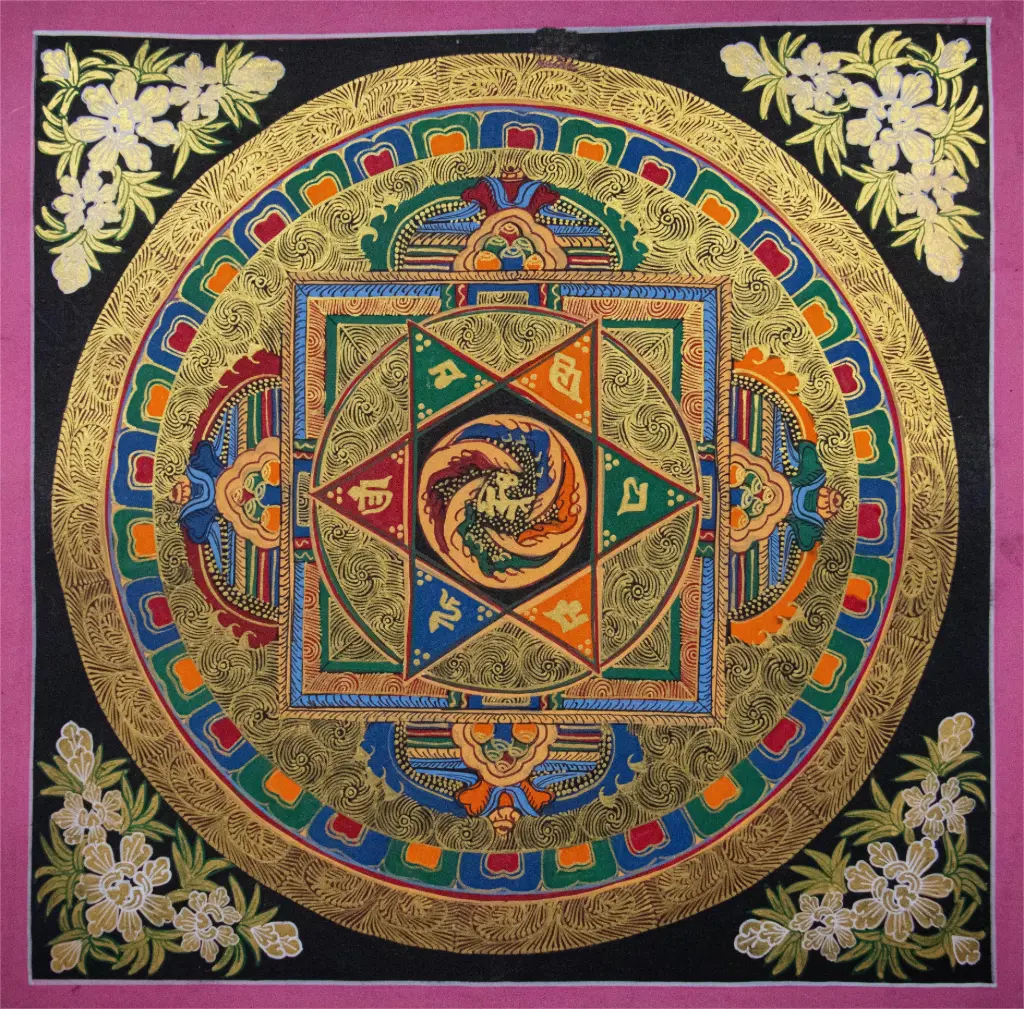 Nagthang Om Star Mandala: The Geometry of Protection