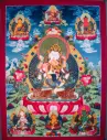 Vajrasattva Consort Thangka – Seven-Deity Assembly