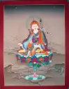 Guru Rinpoche Thangka – Karma Gadri Style – The Victorious Lotus Born