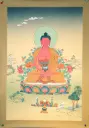 Amitabha Buddha Thangka – Karma Gadri Style – Radiance of Infinite Light 