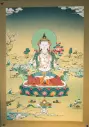 Padmapani Chenrezig Thangka – Karma Gadri Style