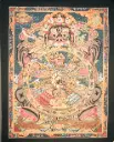 Wheel of Life Thangka – Bhavachakra Teaching Diagram