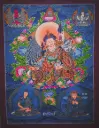 Guru Rinpoche Thangka – Celestial Blue Lineage