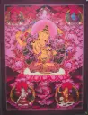 Manjushri Thangka – Mystic Purple Realm