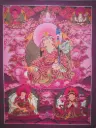 Guru Rinpoche Thangka – Red Gold Lineage