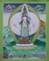Thousand Armed Chenrezig Thangka – 11 Headed Avalokiteshvara
